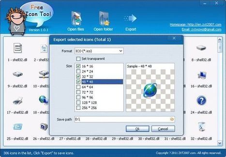 Free Icon Tool: extrae iconos y cursores de archivos exe, dll, ocx, cpl y cil | Aplicaciones y Herramientas . Software de Dise&ntilde;o | Scoop.it
