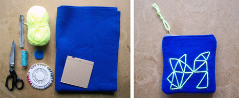 DIY: Filzetui mit Neon-Tangram | Nähen | Scoop.it