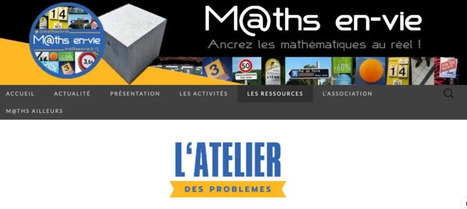 L'atelier des problèmes : application libre pour des maths ludiques | Veille Éducative - L'actualité de l'éducation en continu | Scoop.it