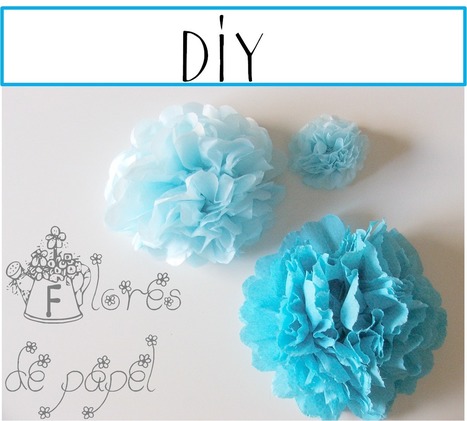 Flores de papel | Aprender Manualidades infantiles | Scoop.it