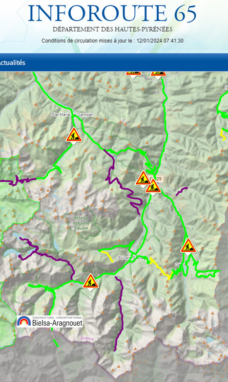 Conditions de circulation en Aure et Louron (12/01 à 07:41) | Vallées d'Aure & Louron - Pyrénées | Scoop.it