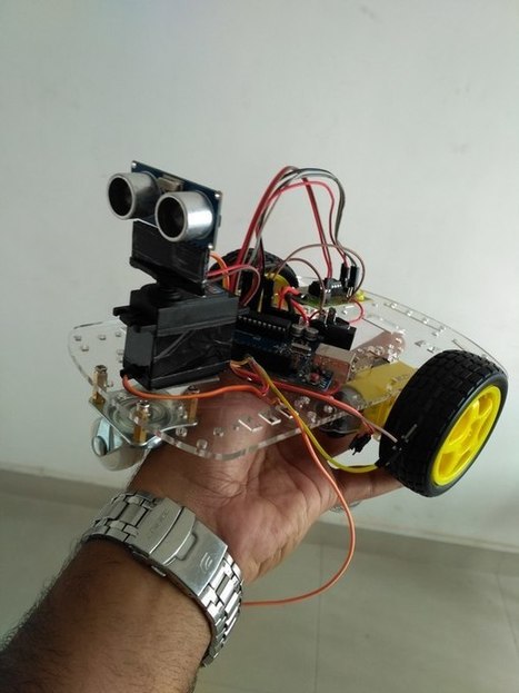Robot using Arduino and Bluetooth Module (Obstacle Avoidance Robot) - Electronic Circuits and Diagram | tecno4 | Scoop.it