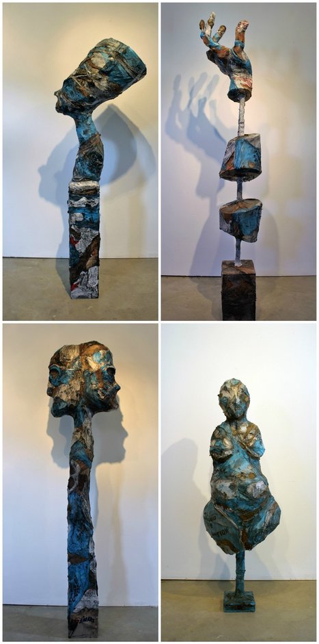 Sculptures Created From Melted Plastic Bags By Ryan Lytle | 1001 Recycling Ideas ! | Scoop.it