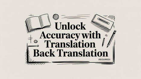 Unlock Accuracy with Translation Back Translation | Metaglossia: The Translation World | Scoop.it