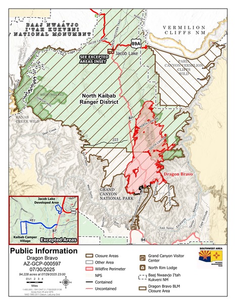 Dragon Bravo Fire expands to 94,228 acres as containment drops to 4% amid strong winds and dry conditions | Emergency Information Network | Operation Deimos | Scoop.it