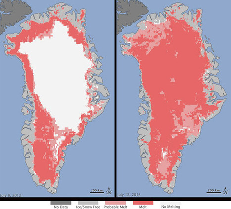 Satellites Reveal Sudden Greenland Ice Melt | Stage 4 Water in the World | Scoop.it