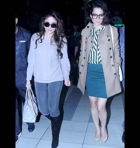 Learn: Kangana Ranaut And Kareena Kapoor's Airport Styling Tips | Celebrity Fashion Trends | Scoop.it