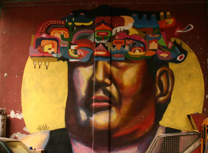 Mexico City : A New Surrealist Face for Street Art - Brooklyn Street Art | Kiosque du monde : Amériques | Scoop.it