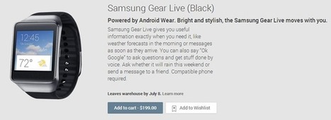 LG G Watch And Samsung Gear Live Preorders Are Live In The Play Store | Android Discussions | Scoop.it