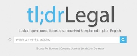 Consulter et comparer les licences open-source | Libre de faire, Faire Libre | Scoop.it