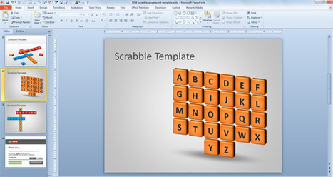 Scrabble PowerPoint Template | Free Business PowerPoint Templates | Scoop.it