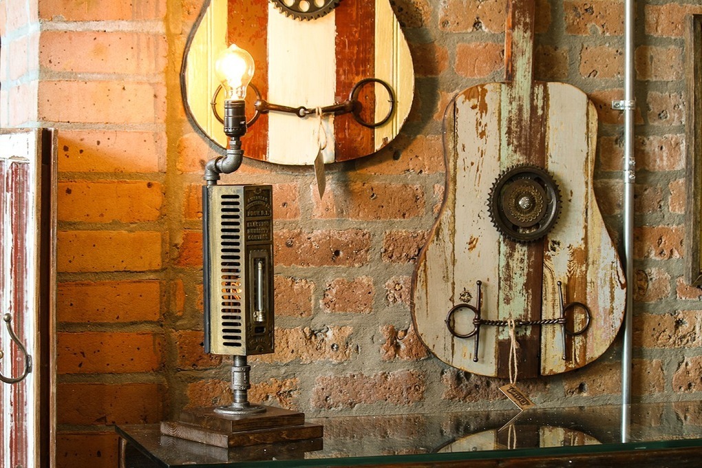 Desk Lamp made from repurposed Humidifier parts...
