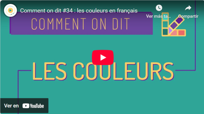 Une vidéo de vocabulaire pour les débutants en français sur le thème des couleurs ! 🔵🟣🔴🟢🟡 | POURQUOI PAS... EN FRANÇAIS ? | Scoop.it