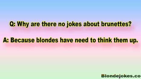 The Best Blonde Jokes Ever