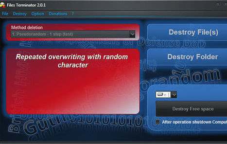 Files Terminator Free, elimina definitivamente archivos personales o confidenciales sin dejar rastro | Aplicaciones y Herramientas . Software de Dise&ntilde;o | Scoop.it