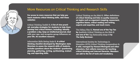 A Great Guide to Developing Critical Thinking through Web Research Skills eBook | Daily Magazine | Scoop.it