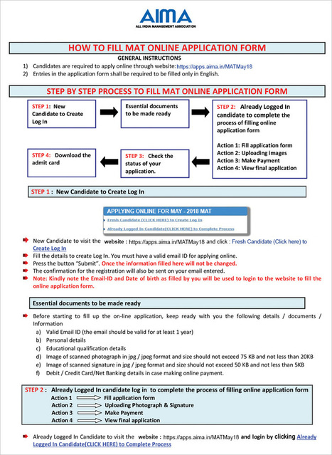 Mat Admit Card 2018 Download Mat May Admit Car