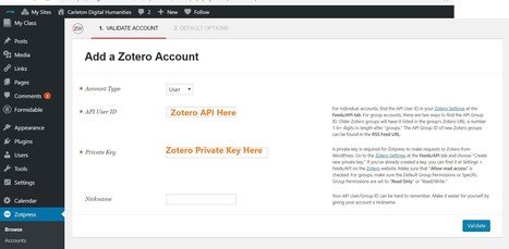 Zotero with Wordpress | Zotero | Scoop.it