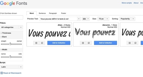 Google Fonts vous offre des typos gratuites - Les Outils Google | Geeks | Scoop.it