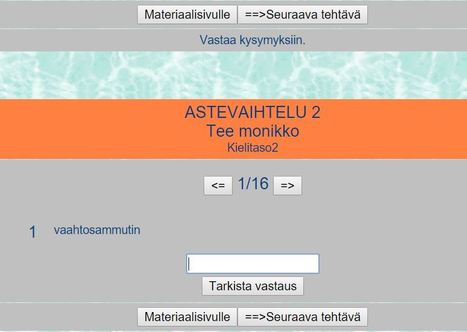 ASTEVAIHTELU 2 (Kielitaso 2) | 1Uutiset - Lukemisen tähden | Scoop.it