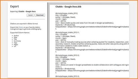 Citable, la forma sencilla de recopilar citas para nuestros trabajos academicos | TIC & Educación | Scoop.it