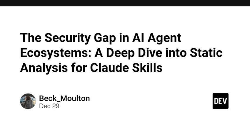 The Security Gap in AI Agent Ecosystems: A Deep...