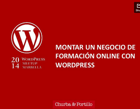 Montar un negocio de formación online con #WordPress | Business Improvement and Social media | Scoop.it