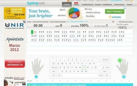 Online Typing Tutor, aprende mecanografía y mejora tu velocidad al teclado | @Tecnoedumx | Scoop.it