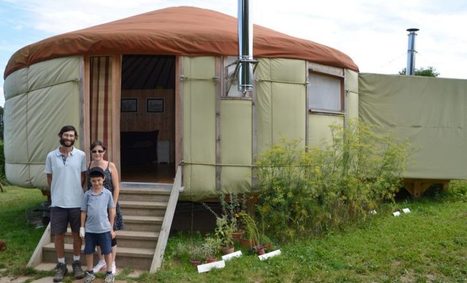 Benoît et Aurélie ouvrent les portes de leur yourte aux visiteurs - Nord-Sarthe (FR-72) | Build Green, pour un habitat écologique | Scoop.it
