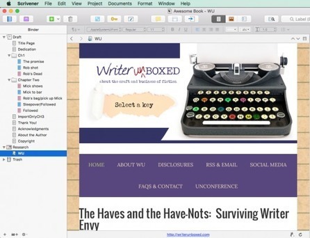 Importing Files into Your Scrivener Project | Scrivener, lecture et écriture numérique | Scoop.it