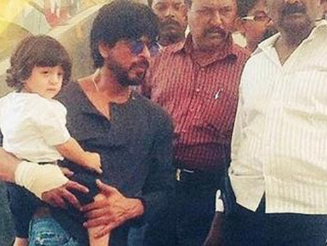 CUTIE PIES! See Rare Pictures Of Aishwarya's Daughter Aaradhya Bachchan & Shahrukh Khan's Son AbRam | Celebrity Fashion Trends | Scoop.it