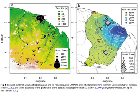 Thirty-two years of inventory data (1986&ndash;2018) from the GUYADIV forest plot network in French Guiana, covering 100&nbsp;ha and 90,000 trees | &Eacute;cosyst&egrave;mes Tropicaux | Scoop.it