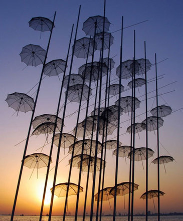 George Zongolopoulos: Umbrellas | Art Installations, Sculpture, Contemporary Art | Scoop.it