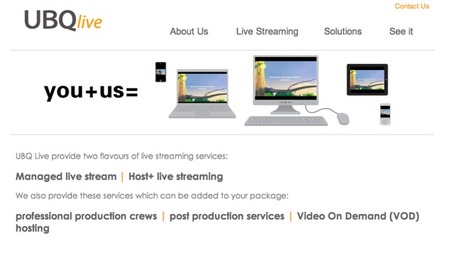UBQ Live - Live video streaming service providers | mlearn | Scoop.it