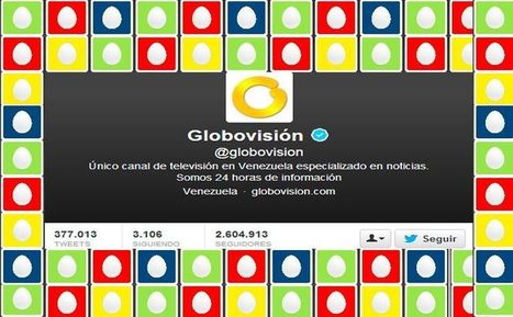 Globovisi&oacute;n busca detener su ca&iacute;da de popularidad en Twitter comprando &lsquo;Huevitos&rsquo; | Perspectiva Ciudadana | Scoop.it