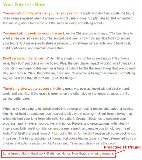 Now or Never | WinWin | Proactive THINKing | 21st Century Learning and Teaching | Scoop.it