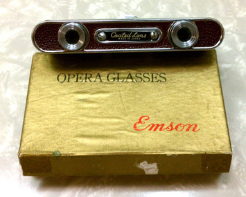 Mod Red Vintage Emson Compact Folding Spy Opera Glasses Made in Japan with Original Box | Antiques & Vintage Collectibles | Scoop.it