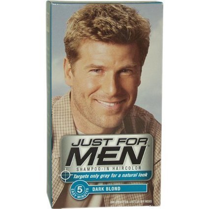 Just for Men Shampoo-In Hair Color, Dark Blond/Lightest Brown H-15, 1 application, (Pack of 3) | Hair Products Online | Scoop.it