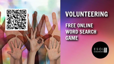 Learn English Vocabulary for Volunteering - Medium Difficulty ESL Word Search | English Word Power | Scoop.it