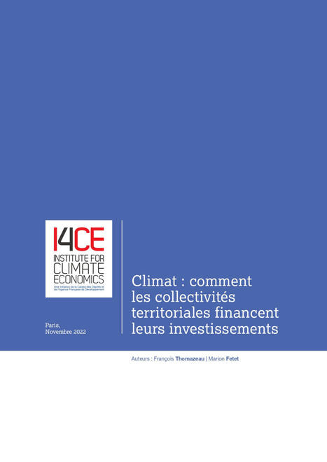 Climat : comment les collectivités territoriales financent leurs investissements | Veille juridique du CDG13 | Scoop.it