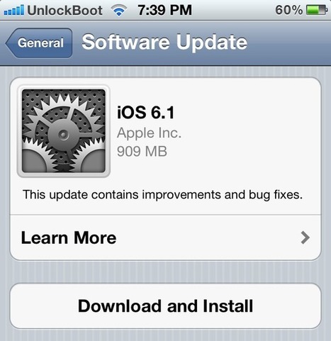 Links to Download iOS 6.1 for iPhone, iPad, iPod touch | Unlock iPhone 4 via Factory Unlock - Official iPhone 4 Unlocking via IMEI code | Scoop.it