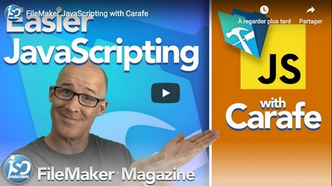 Easier JavaScripting with Carafe | ISO FileMaker Magazine | Learning Claris FileMaker | Scoop.it