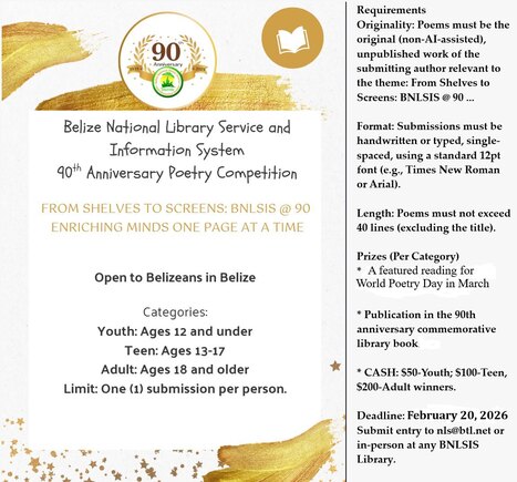 BNLSIS 90th Anniversary Poetry Competition | Cayo Scoop!  The Ecology of Cayo Culture | Scoop.it
