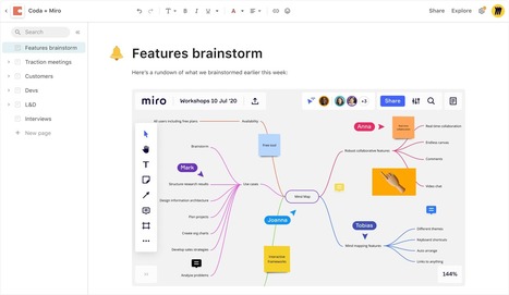 Whiteboard anywhere with Miro Live Embed | Miro | Digital Collaboration and the 21st C. | Scoop.it