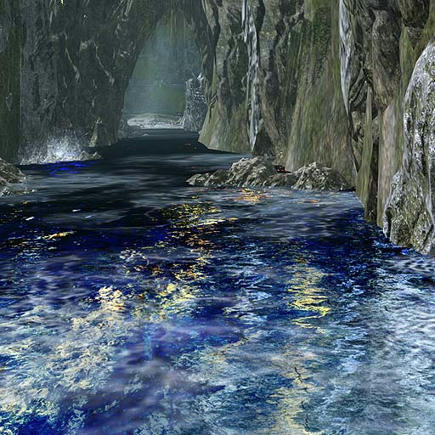 虹色の水面 - La Montagna Spaccata, Duat - Second life | Second Life Destinations | Scoop.it