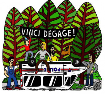 Jos&eacute; Bov&eacute; d&eacute;monte au pied-de-biche une maison de Vinci - Notre-Dame-des-Landes | Indignations & GLOBAL(R)EVOLUTION | Scoop.it