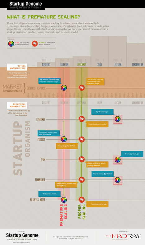 Startups: A Deep Dive Into The Anatomy Of Premature Scaling [New Infographic] - Startup Genome | Online Business Models | Scoop.it