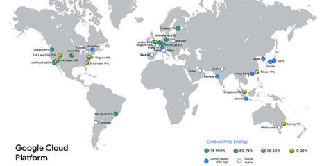 Google Cloud propose à ses clients de choisir un data center "sans émission de carbone", un nouvel indice leur donne un meilleur aperçu de la manière dont ils atteignent leurs objectifs | EcoConception Logicielle | Scoop.it