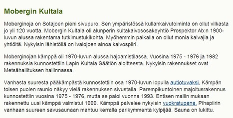 Hammastunturin kullankaivuun historia | 1Uutiset - Lukemisen tähden | Scoop.it