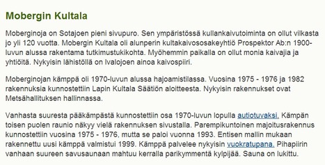 Hammastunturin kullankaivuun historia | 1Uutiset - Lukemisen tähden | Scoop.it